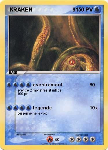 Pokemon  KRAKEN                           9  