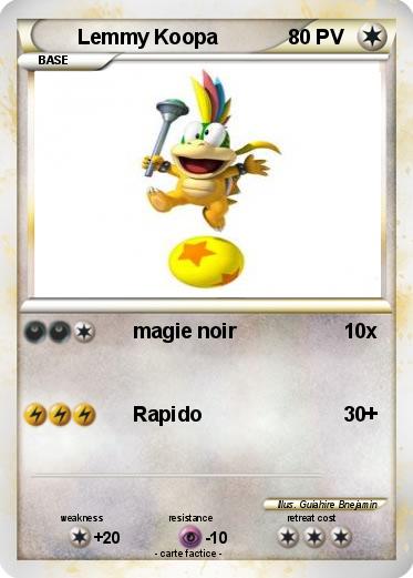 Pokemon Lemmy Koopa