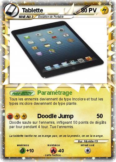 Pokemon Tablette