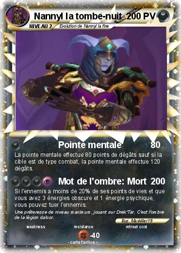 Pokemon Nannyl la tombe-nuit