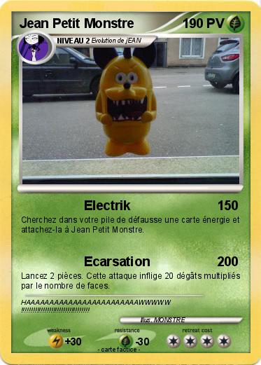 Pokemon Jean Petit Monstre