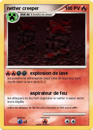 Pokemon nether creeper
