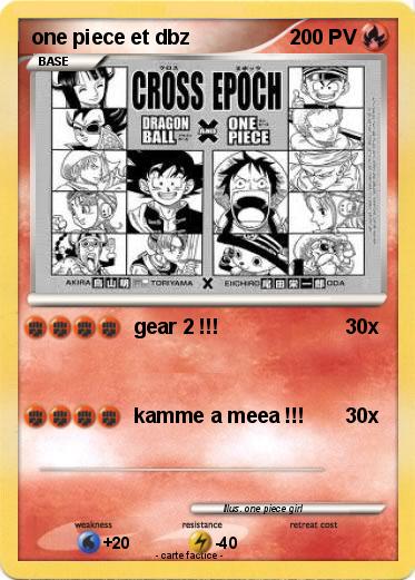 Pokemon one piece et dbz