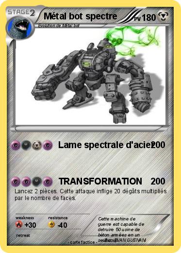 Pokemon Métal bot spectre