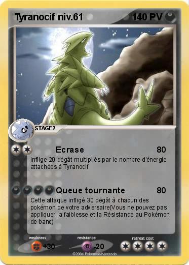 Pokemon Tyranocif niv.61
