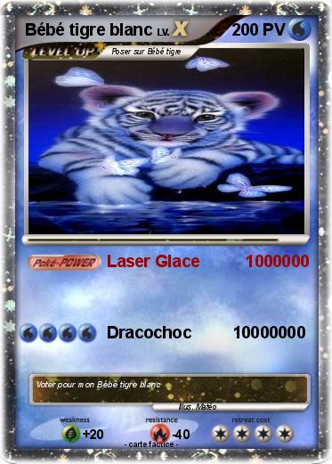 Pokemon Bébé tigre blanc