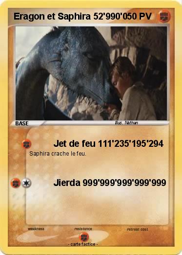 Pokemon Eragon et Saphira 52'990'0
