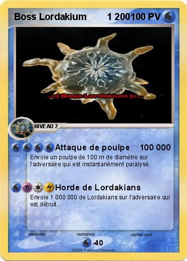 Pokemon Boss Lordakium        1 200 
