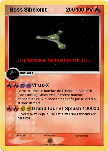Pokemon  Boss Sibelonit             200