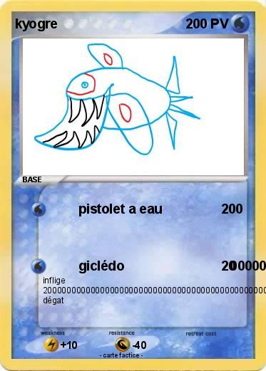 Pokemon kyogre