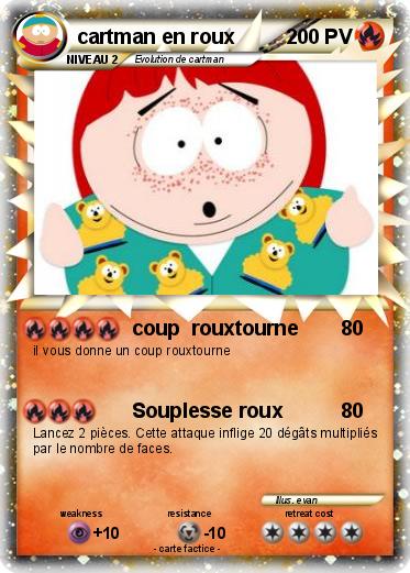 Pokemon cartman en roux