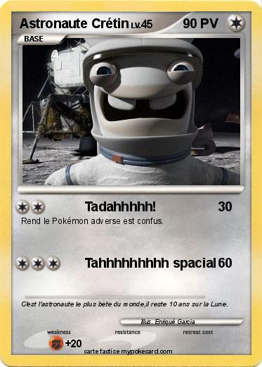 Pokemon Astronaute Crétin