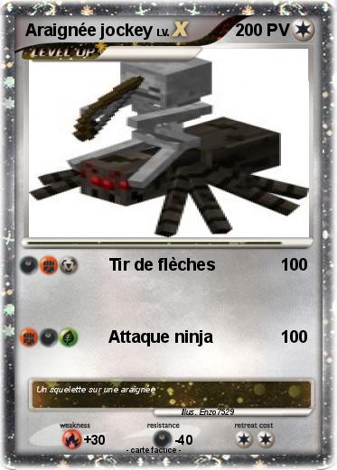 Pokemon Araignée jockey