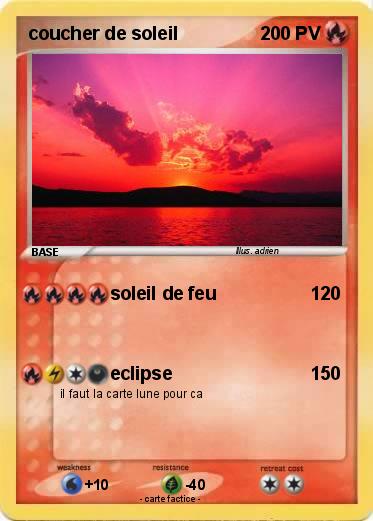 Pokemon coucher de soleil
