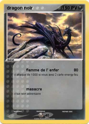 Pokemon dragon noir