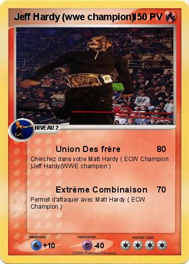 Pokemon Jeff Hardy (wwe champion)