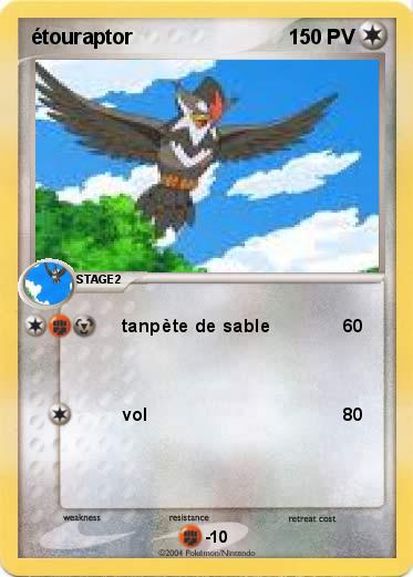 Pokemon étouraptor