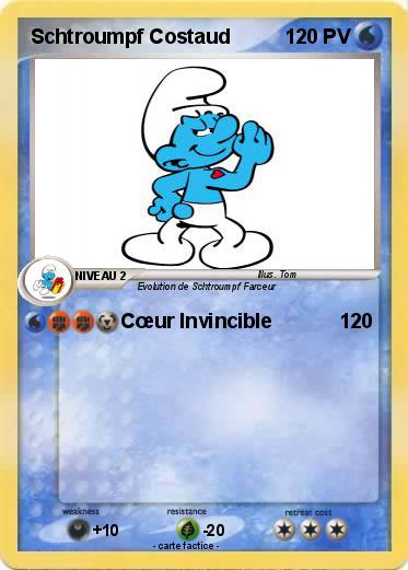 Pokemon Schtroumpf Costaud