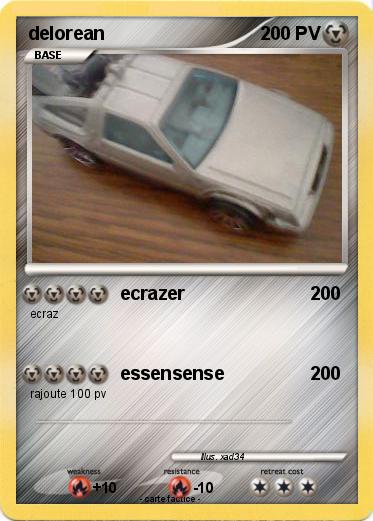 Pokemon delorean