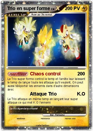 Pokemon Trio en super forme