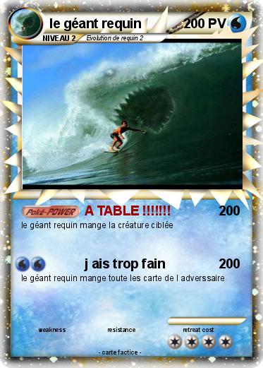 Pokemon le géant requin