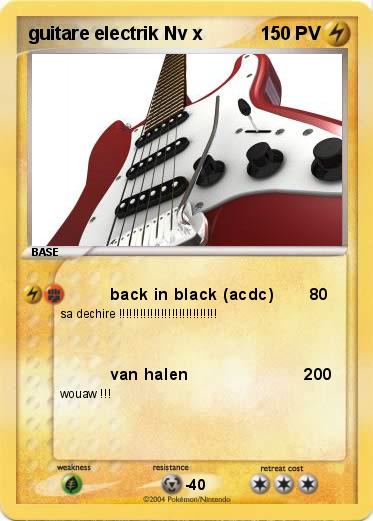 Pokemon guitare electrik Nv x