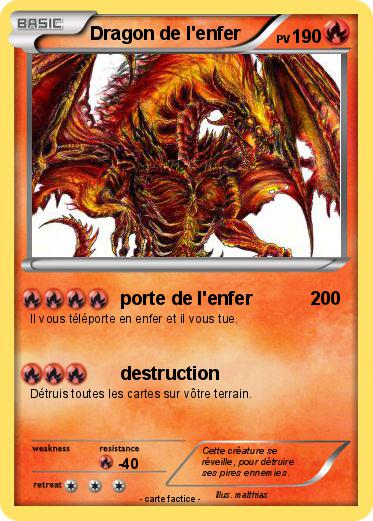 Pokemon Dragon de l'enfer