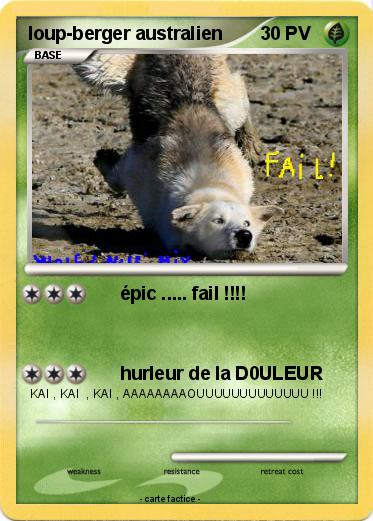 Pokemon loup-berger australien