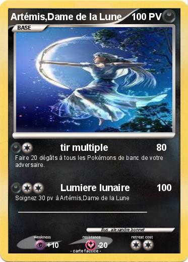 Pokemon Artémis,Dame de la Lune