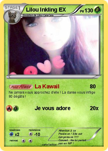 Pokemon Lilou Inkling EX