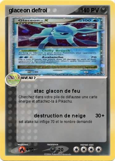 Pokemon glaceon defroi