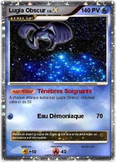 Pokemon Lugia Obscur