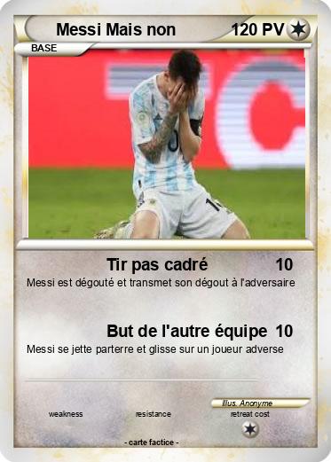 Pokemon Messi Mais non
