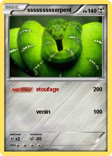 Pokemon ssssssssserpent