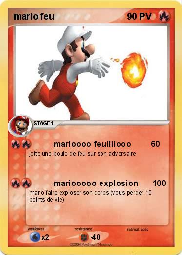 Pokemon mario feu
