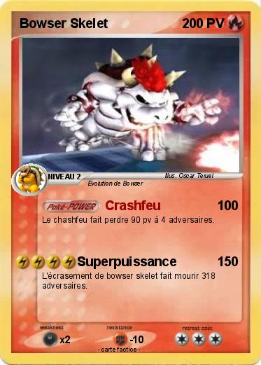 Pokemon Bowser Skelet
