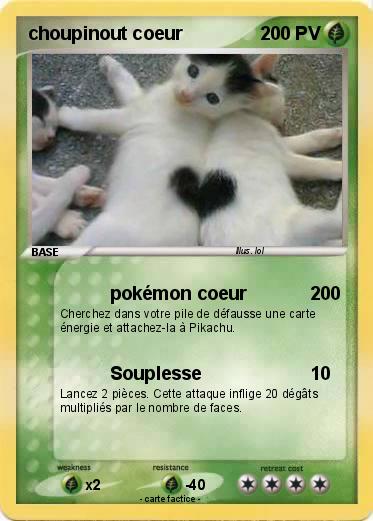 Pokemon choupinout coeur