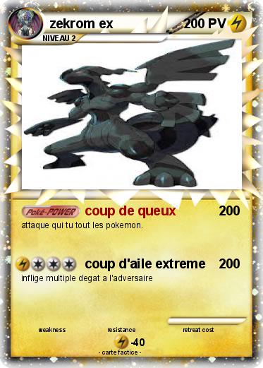 Pokemon zekrom ex