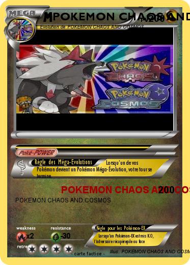 Pokemon POKEMON CHAOS AND COSMOS