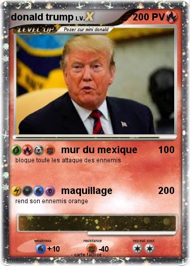 Pokemon donald trump