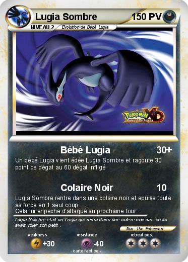Pokemon Lugia Sombre