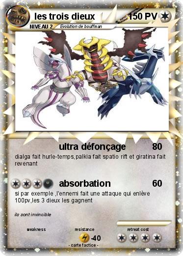 Pokemon les trois dieux