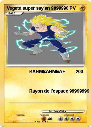 Pokemon Vegeta super sayian 999999