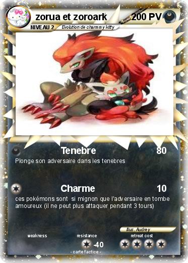 Pokemon zorua et zoroark