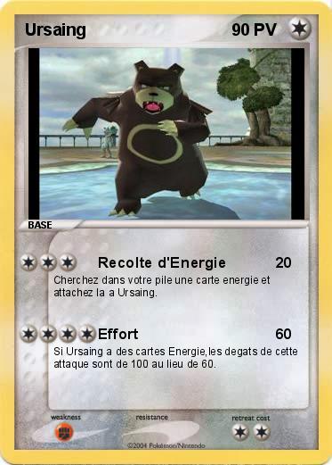 Pokemon Ursaing
