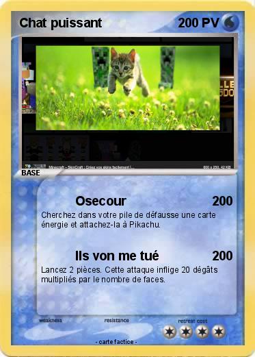 Pokemon Chat puissant