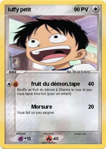 Pokemon luffy petit