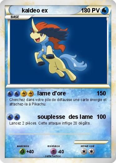 Pokemon kaldeo ex