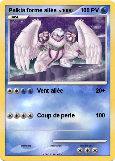 Pokemon Palkia forme ailée