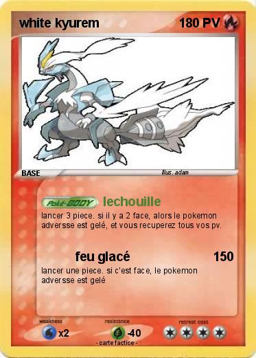 Pokemon white kyurem